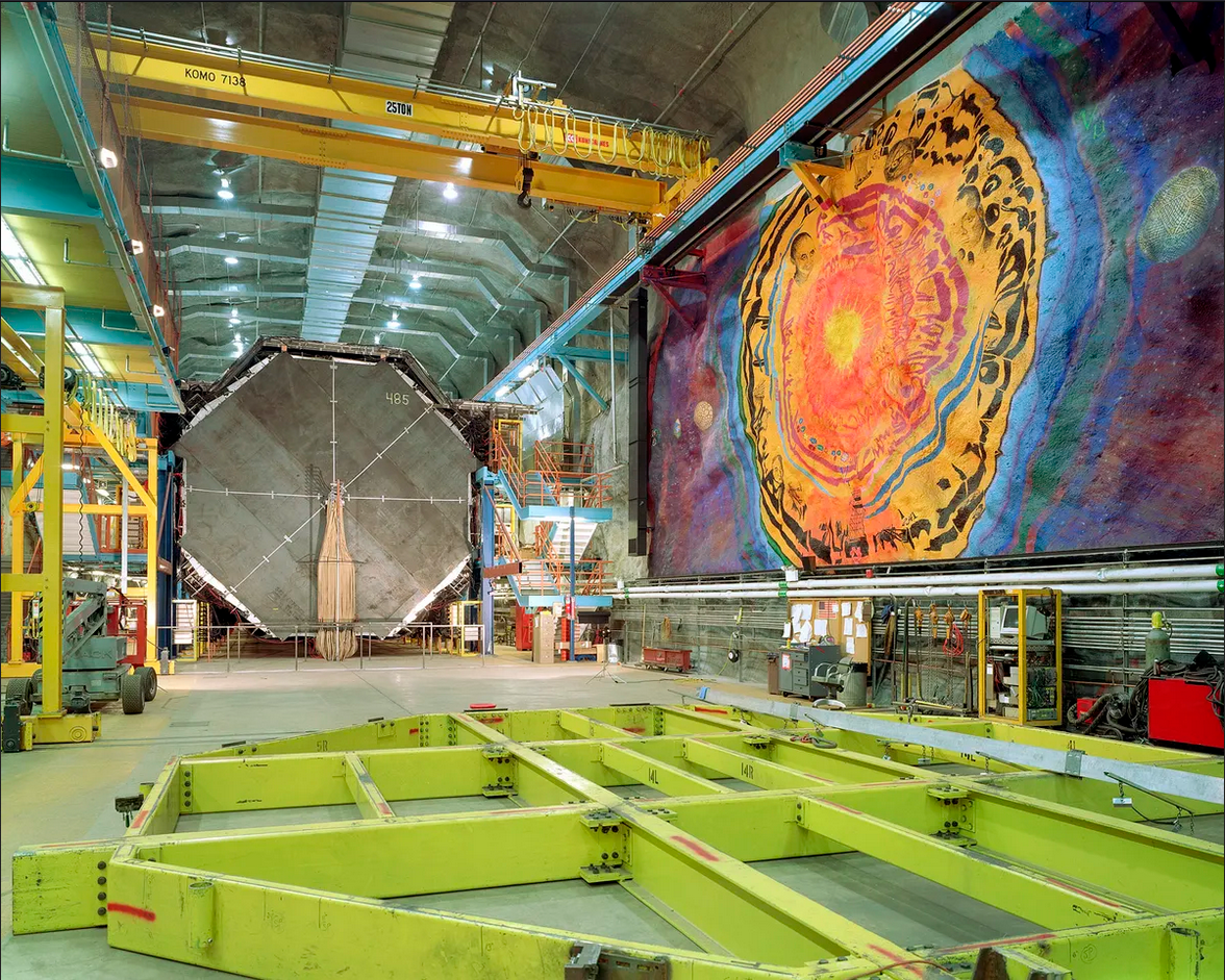 Exemple de laboratoire souterrain : Laboratoire souterrain de Soudan, Minnesota. Crédit : FERMILAB